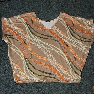 Hawaiian print Stylish Multicolor Top for Women